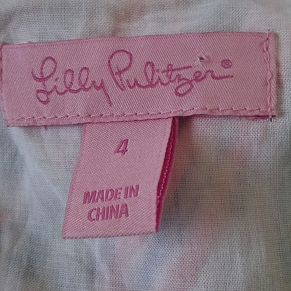 Lilly Pulitzer Gabby Shift Dress Size 4 - Picture 9 of 11